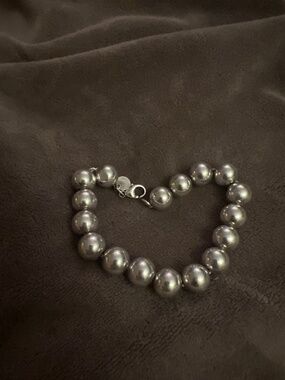Tiffany & co ball bracelet silver ag925